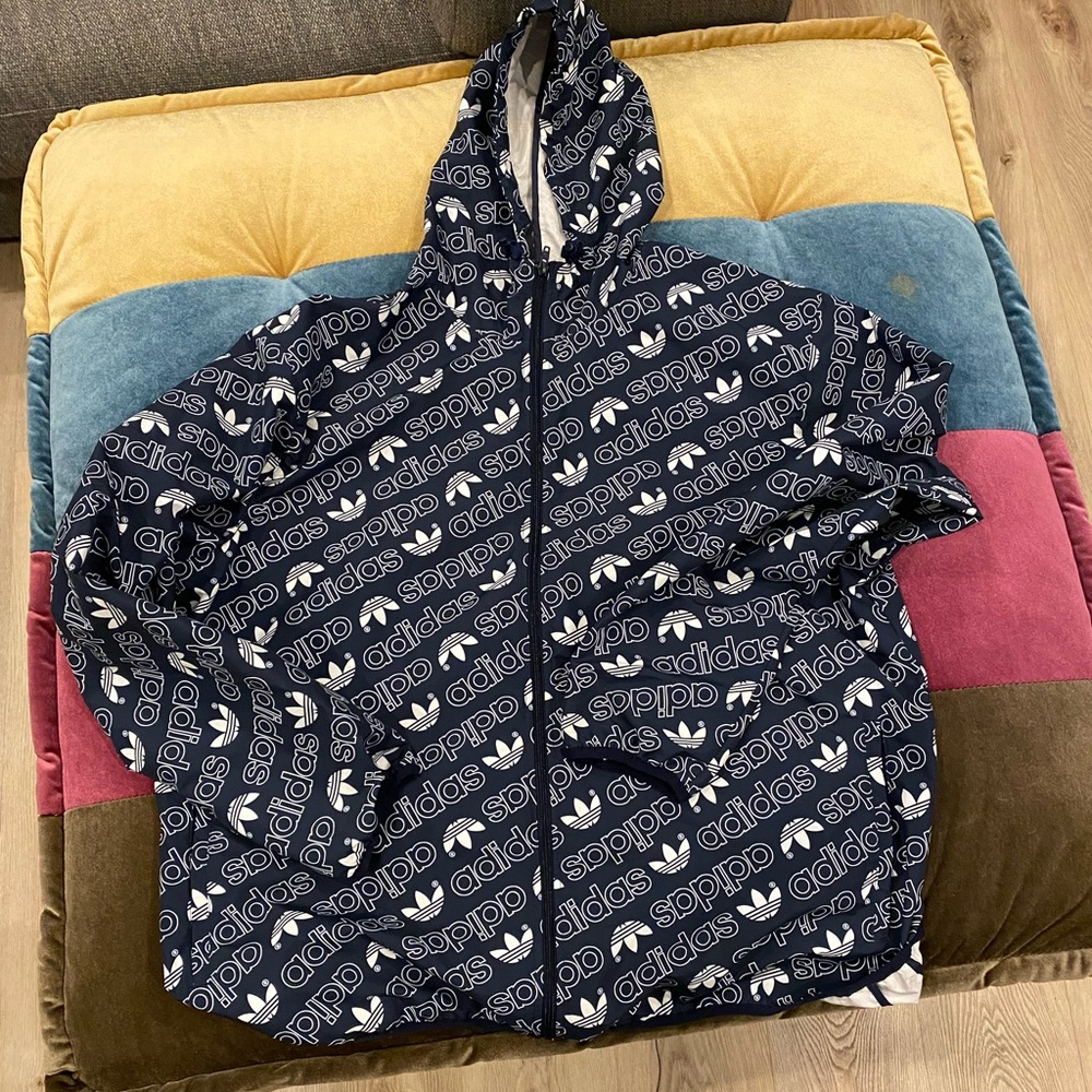 Adidas Windbreaker XXL Blue